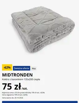 JYSK Midtronden Kołdra z barankiem ciepła oferta