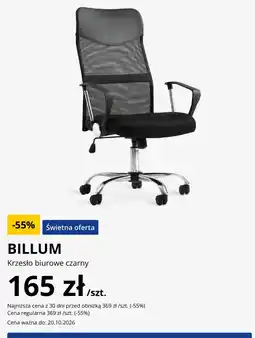 JYSK Krzesło biurowe czarny oferta