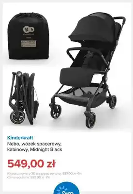 Wózek spacerowy kabinowy Nebo Midnight Black Kinderkraft