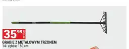Merkury Market Grabie z metalowym trzonem 14 zębów 150 cm oferta