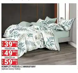 Merkury Market Komplet pościeli z mikrofibry 140x200 cm oferta