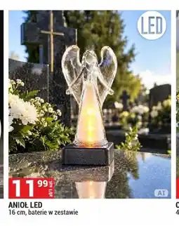 Merkury Market Anioł LED 16 cm baterie w zestawie oferta