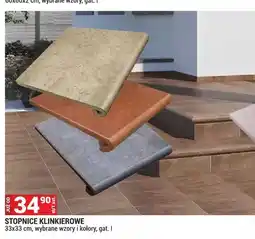 Merkury Market Stopnice klinkierowe 33x33 cm oferta
