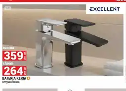 Merkury Market Bateria Keria umywalkowa czarna Excellent oferta