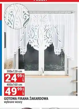 Merkury Market Gotowa firana żakardowa 400x160 cm oferta