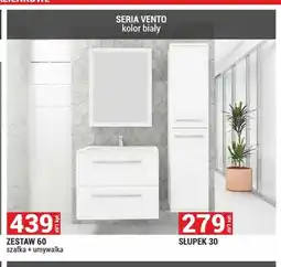 Merkury Market Zestaw 60 szafka + umywalka Vento oferta