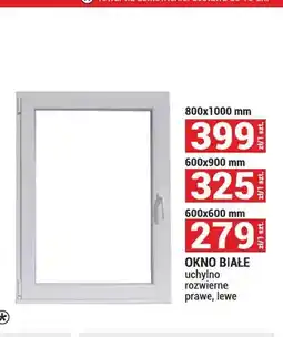 Merkury Market Okno białe uchylno-rozwierne 600x900 mm oferta