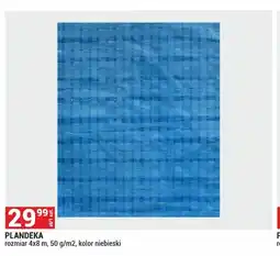Merkury Market Plandeka 4x8 m 50 g/m2 niebieska oferta