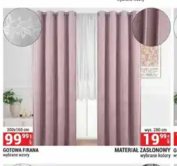 Merkury Market Gotowa firana 300x160 cm oferta