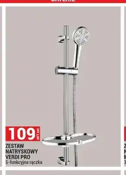 Merkury Market Zestaw natryskowy Verdi Pro 5-funkcyjna rączka oferta