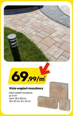 Bricomarche Kostka brukowa Visio wapień muszlowy oferta