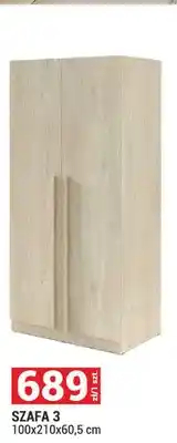 Merkury Market Szafa 3 100x210x60,5 cm Braga oferta