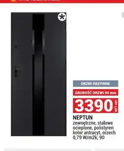 Merkury Market Drzwi pasywne zewnętrzne stalowe Neptun oferta