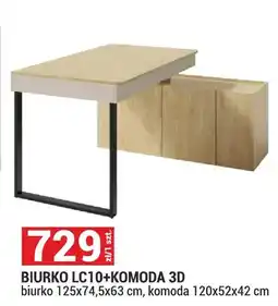 Merkury Market Biurko LC10+komoda 3D Luca oferta