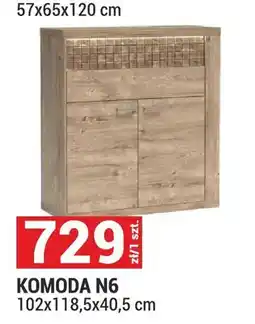 Merkury Market Komoda N6 Natural oferta