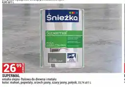 Merkury Market Emalia olejno-ftalowa do drewna i metalu Supermal Śnieżka oferta