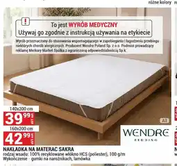 Merkury Market Nakładka na materac Sakra Wendre 140x200 cm oferta