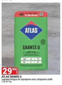 Merkury Market Zaprawa klejąca do styropianu oraz zatapiania siatki Atlas Grawis U oferta