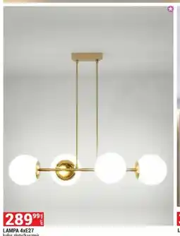 Merkury Market Lampa 4xE27 kolor złoty/kaszmir oferta