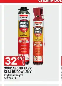 Merkury Market Soudabond Easy klej budowlany szybkoschnący Soudal oferta