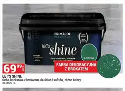 Merkury Market Farba lateksowa z brokatem do ścian i sufitów Let's Shine Primacol Decorative oferta