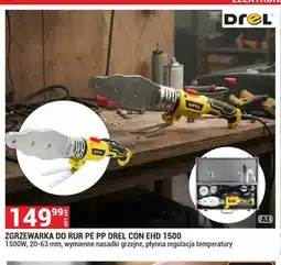 Merkury Market Zgrzewarka do rur Pe Pp Drel Con Ehd 1500 oferta
