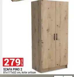 Merkury Market Szafa Pino 2 81x177x52 cm oferta