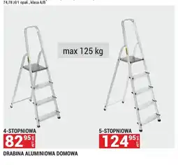 Merkury Market Drabina aluminiowa domowa 4-stopniowa oferta