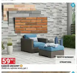 Merkury Market Kamień gresowy 30x60 cm gat. I oferta