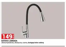 Merkury Market Bateria Lambada zlewozmywakowa elastyczna czarna oferta