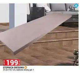 Merkury Market Stopnica gresowa 31,5x119,7 cm oferta