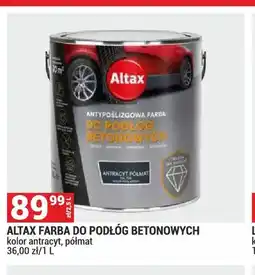 Merkury Market Farba do podłóg betonowych Altax kolor antracyt półmat oferta