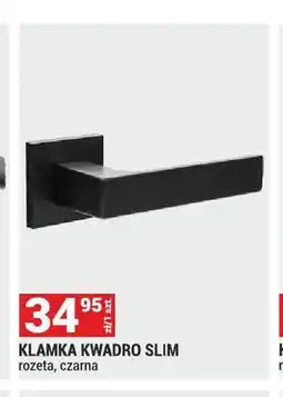 Merkury Market Klamka Kwadro Slim rozeta czarna oferta