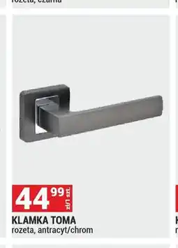 Merkury Market Klamka Toma rozeta antracyt/chrom oferta