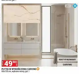 Merkury Market Płytki w wykończeniu Carving 60x120 cm oferta