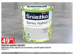 Merkury Market Farba lateksowa odporna na szorowanie Śnieżka Barwy Natury oferta