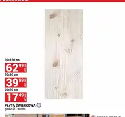 Merkury Market Płyta świerkowa 30x120 cm oferta