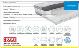 Merkury Market Materac Harmony kieszeniowy oferta