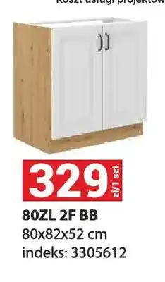 Merkury Market Szafka kuchenna 80ZL 2F Bb 80x82x52 cm oferta