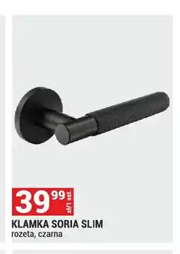 Merkury Market Klamka Soria Slim rozeta czarna oferta