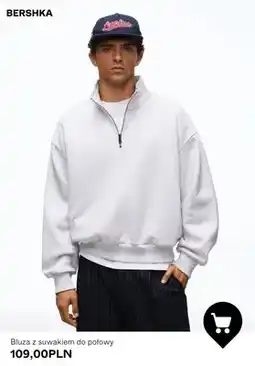 Bershka Bluza z suwakiem do połowy Bershka oferta