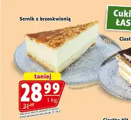 Prim Market Sernik z brzoskwinią Cukiernia Łasuch oferta