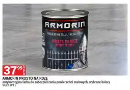 Merkury Market Farba antykorozyjna do zabezpieczania powierzchni stalowych Armorin Prosto na rdzę oferta