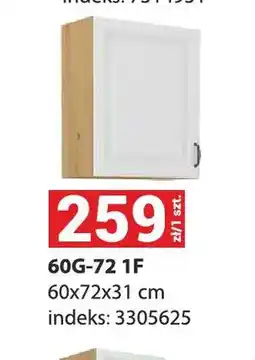 Merkury Market Szafka kuchenna 60 g-72 1F Stilo oferta