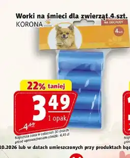 Prim Market Worki na śmieci dla zwierząt 4 szt. Korona oferta