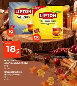 Dealz Herbata czarna Lipton Yellow Label oferta