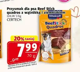 Prim Market Przysmak dla psa Beef Stick Quadros z wątróbką i ziemniakiem Vitakraft oferta