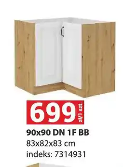 Merkury Market Szafka kuchenna 90x90 Dn 1F Bb Stilo oferta