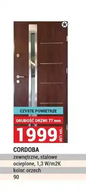 Merkury Market Drzwi zewnętrzne stalowe Cordoba ocieplone oferta