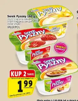 Prim Market Serek Pyszny brzoskwinia z marakują Mlekpol oferta